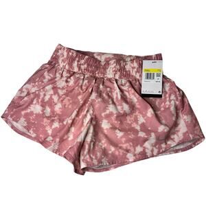 SMALL Womens Training shorts pink tie dye print Nike NWT